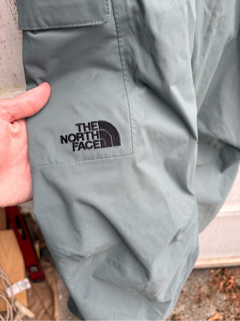 The North Face Women's Sage Green Freedom Snow Bib Technical Overalls Size M - Picture 7 of 9